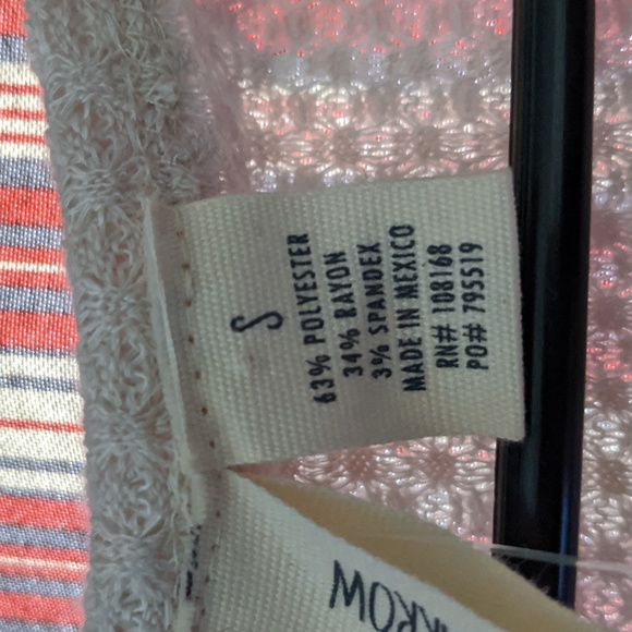 Waffle Weave Button Down, Tie Up Shirt - Picture 2 of 5